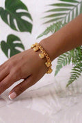 24k Chunky Love Charm Bracelet