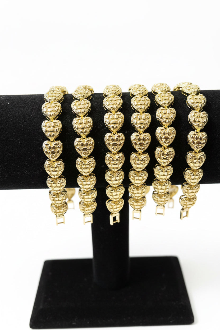 Heart Nugget Bracelet