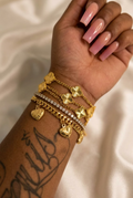 24k Clover bracelet